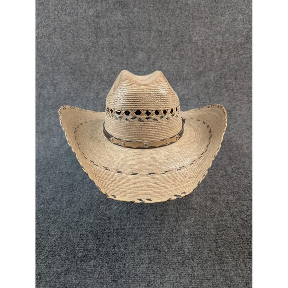 Carlos Hats Sahuayos Hat Cowboy Fitted Mens Straw Western Brown Lot 2 Rodeo - Picture 11 of 16
